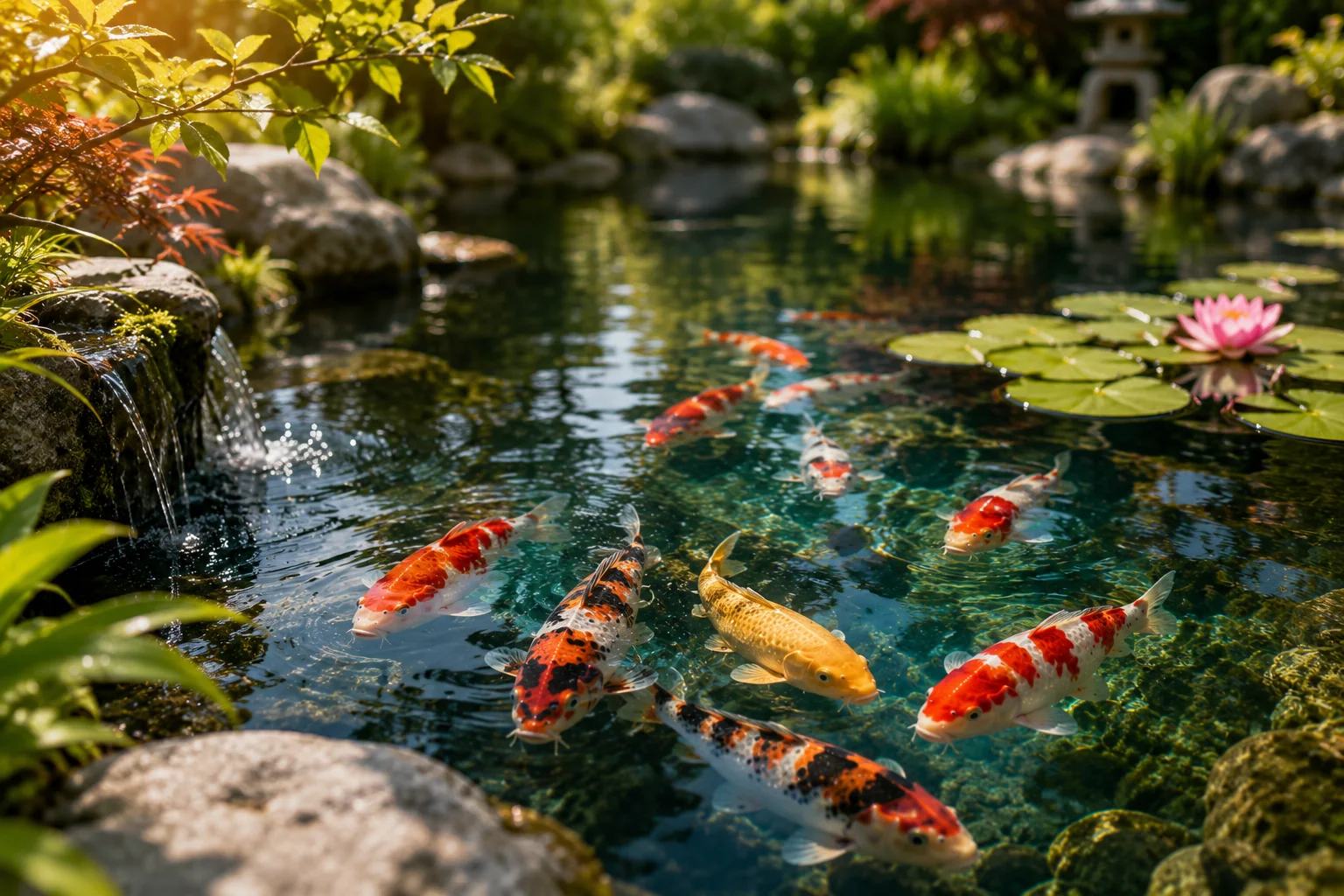 Contact JFLEURS for pond fish food consultation and expert advice
